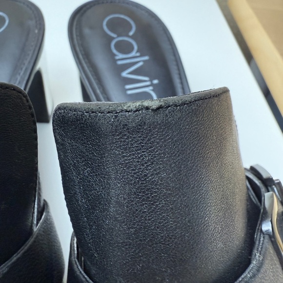 Calvin Klein Dacy Block Heel Mules- 10M - Picture 8 of 9